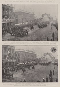 The Royal Progress through the City and South London, 25 October by English Photographer