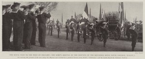 The Royal Visit to the West of England, the Kings Arrival at the Grounds of the Britannia Royal Naval College, 7 March by English Photographer