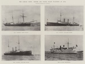 The Samoan Crisis, British and United States War-Ships at Apia