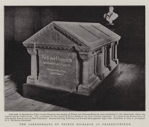 The Sarcophagus of Prince Bismarck at Friedrichsruh by English Photographer