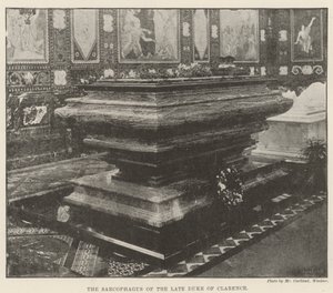 The Sarcophagus of the late Duke of Clarence by English Photographer