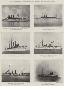 Spanish-American War, United States War-Ships, and the Liner Paris by English Photographer