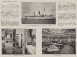 The Steam-Ship Saxon by English Photographer