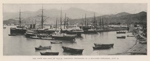 The Town and Port of Batum, partially destroyed by a Magazine Explosion, 25 July by English Photographer