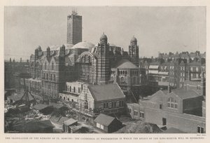 The Translation of the Remains of St Edmund, the Cathedral at Westminster in which the Relics of the King-Martyr will be enshrined by English Photographer