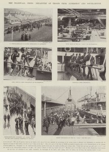 The Transvaal Crisis, Departure of Troops from Aldershot and Southampton