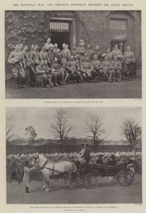 The Transvaal War, The Composite Household Regiment for Active Service by English Photographer
