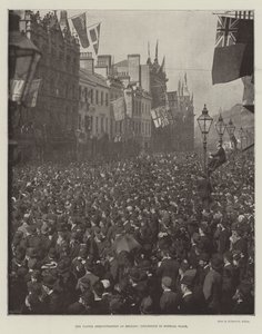 The Ulster Demonstration at Belfast, Procession in Donegal Place