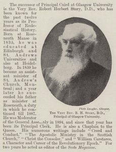 The Very Reverend R H Story, DD, Principal of Glasgow University