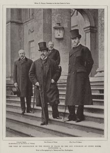 The Visit of Condolence of the Prince of Wales to the Duc d