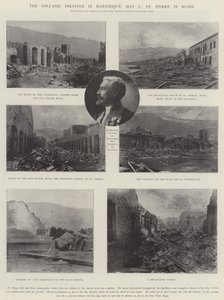 The Volcanic Disaster in Martinique, 8 May, St Pierre in Ruins