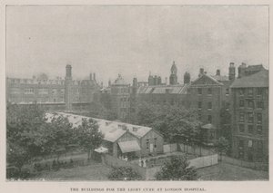 The buildings for the light cure at London Hospital by English Photographer
