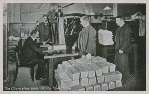 The Chancellor Balance at the Royal Mint, London