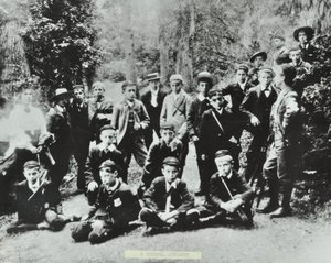 The first London School Board school journey. Children from Bell Road Higher Grade School, Peckham visit a colliery in the Forest of Dean by English Photographer
