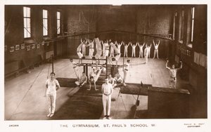 The gymnasium of St Pauls School by English Photographer