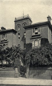 The home of Theodore Watts-Dunton in Putney Hill by English Photographer