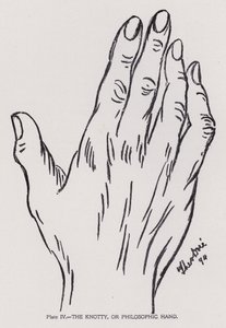 The knotty, or philosophic hand by English Photographer