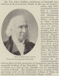 The Late Archdeacon Griffiths by English Photographer