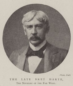 The late Bret Harte, the Novelist of the Far West by English Photographer