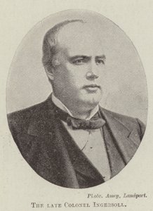 The Late Colonel Ingersoll by English Photographer