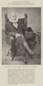 The late Dr Carl Petersen, Burgomaster of Hamburg by English Photographer