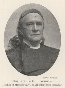 The late Dr H B Whipple, Bishop of Minnesota, The Apostle to the Indians by English Photographer