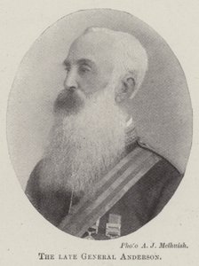 The late General Anderson by English Photographer