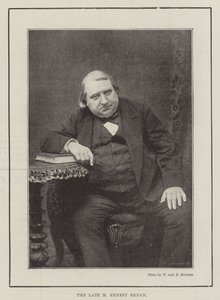 The late M Ernest Renan by English Photographer