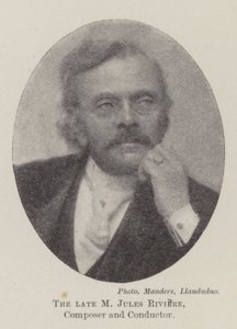 The late M Jules Riviere, Composer and Conductor by English Photographer