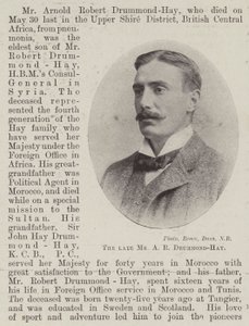 The Late Mr. A. R. Drummond-Hay by English Photographer