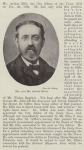 The late Mr Arthur Ellis by English Photographer