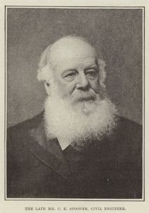 The Late Mr C E Spooner, Civil Engineer by English Photographer
