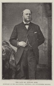 The Late Mr. Edward Ross, Secretary of the Manchester, Sheffield, and Lincolnshire Railway by English Photographer