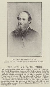 The Late Mr Soden Smith, Keeper of Art Library, South Kensington Museum by English Photographer