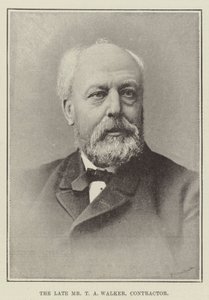 The Late Mr T A Walker, Contractor by English Photographer