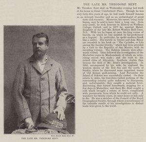 The Late Mr Theodore Bent by English Photographer