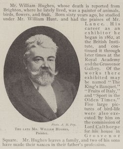 The Late Mr William Hughes, Painter by English Photographer