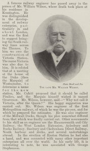 The late Mr William Wilson by English Photographer