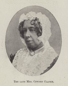 The Late Mrs Cowden Clarke by English Photographer