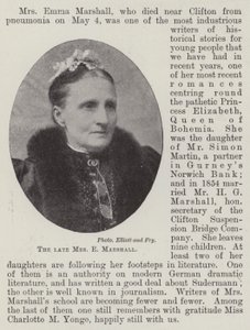The late Mrs E Marshall by English Photographer