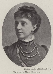 The late Mrs Haweis by English Photographer
