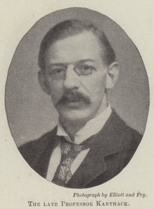 The Late Professor Kanthack by English Photographer
