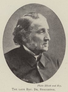 The Late Reverend Dr. Stoughton by English Photographer