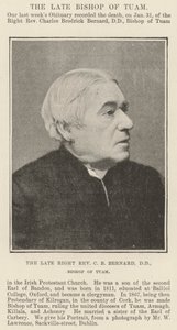 The late Right Reverend C B Bernard, Bishop of Tuam by English Photographer