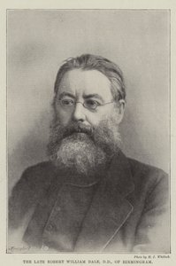 The late Robert William Dale, DD, of Birmingham by English Photographer