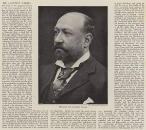 The late Sir Augustus Harris