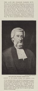 The Late Sir Charles Parker Butt, President of the Probate, Divorce, and Admiralty Court by English Photographer