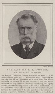 The Late Sir E T Gourley, MP for Sunderland 1868-1900