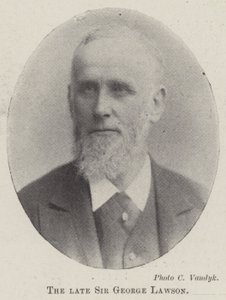 The late Sir George Lawson by English Photographer