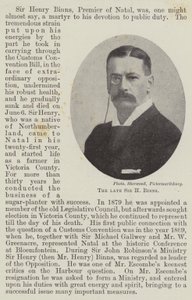 The Late Sir H Binns by English Photographer